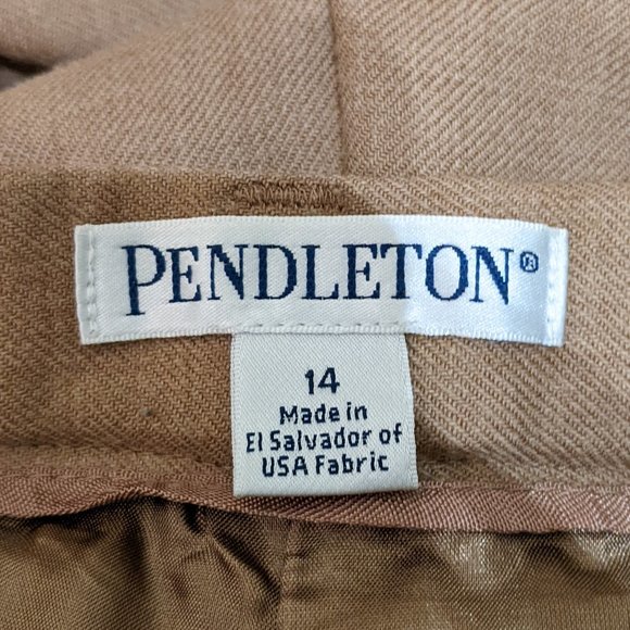 Pendleton Trousers 100% Virgin Wool Size 14 - Picture 8 of 14